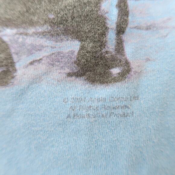 Vintage Y2K Cygnus The Beatles blue graphic band t-shirt Small - Picture 3 of 6